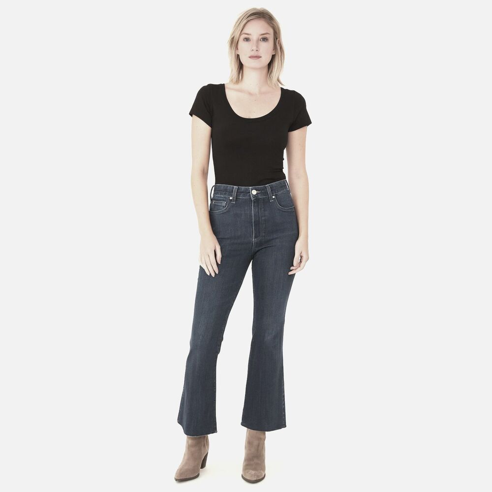 PISTOLA Black Wide Leg Denim Jeans Pants   Women's Size 29